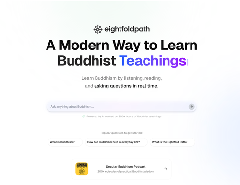 The Secular Buddhism Podcast is moving to a new home